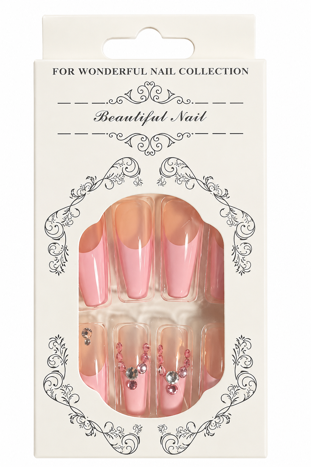 Press On Nails - Miksede Pakker (100stk)